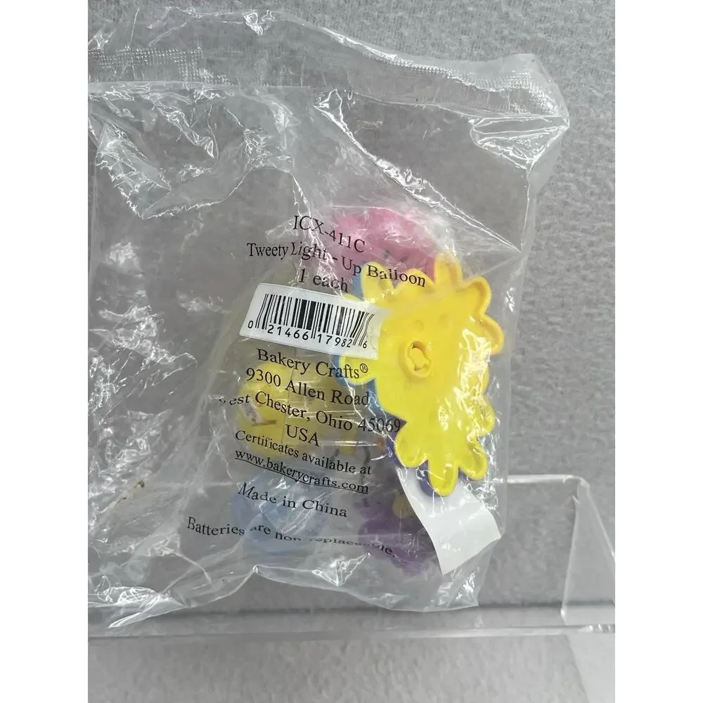 Tweety Bird Cake Topper DecoPac 90s PVC Figure Pink Purple WB NEW